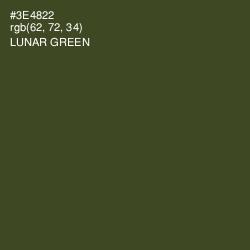 #3E4822 - Lunar Green Color Image